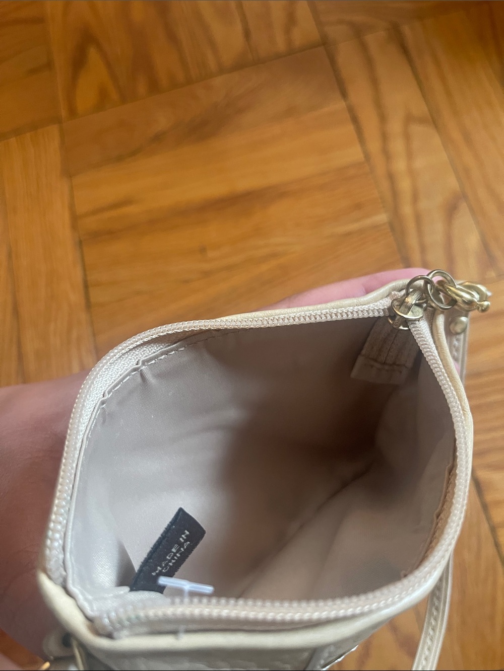 Coach Leather Wristlet in Light Tan - Picture 7 of 8